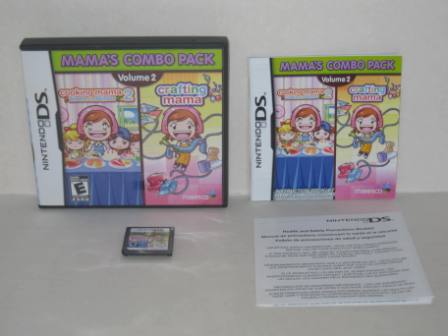 Mamas Combo Pack Volume 2: Cooking 2 & Crafting (CIB) - DS Game